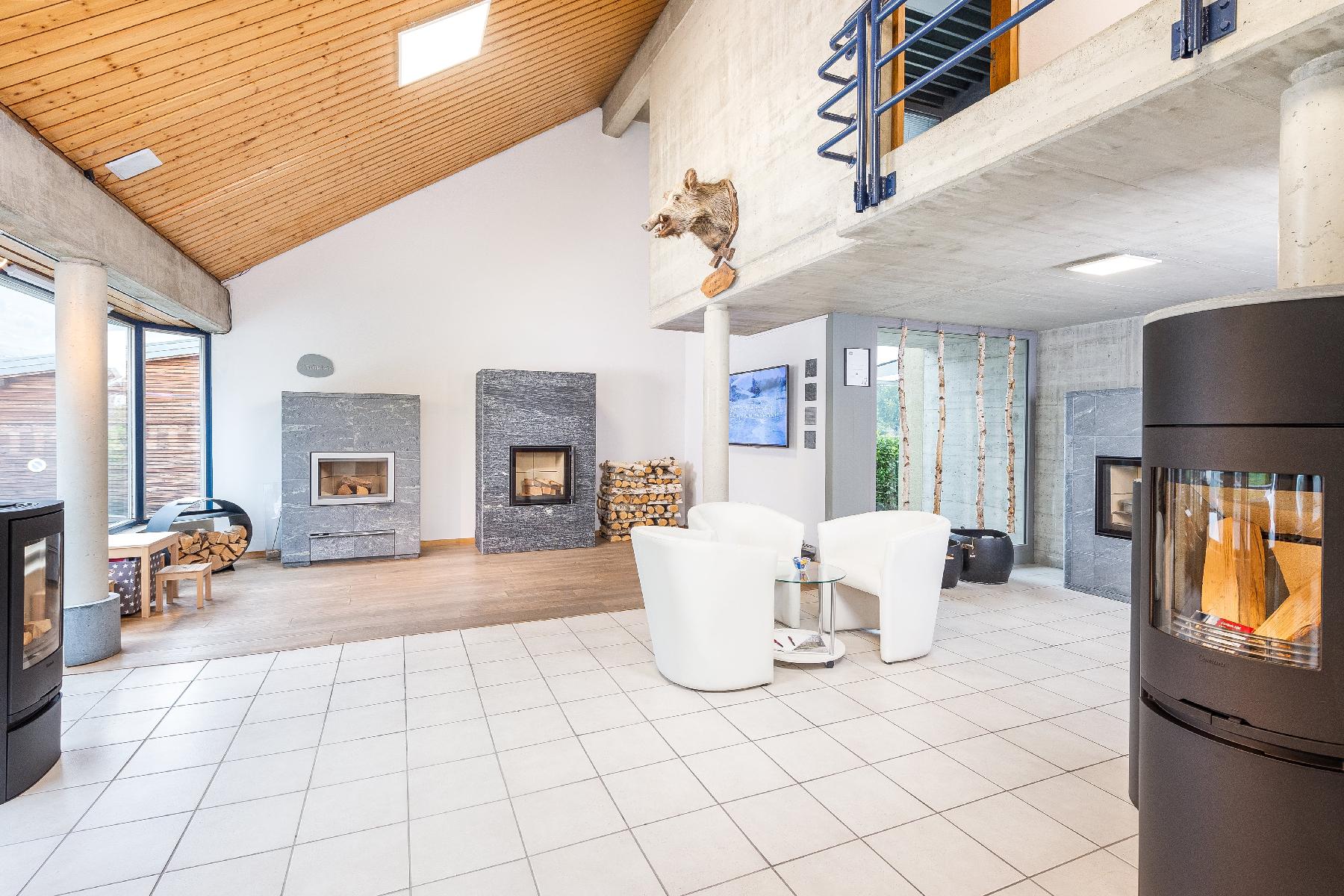 poele à pellet avec pierre ollaire